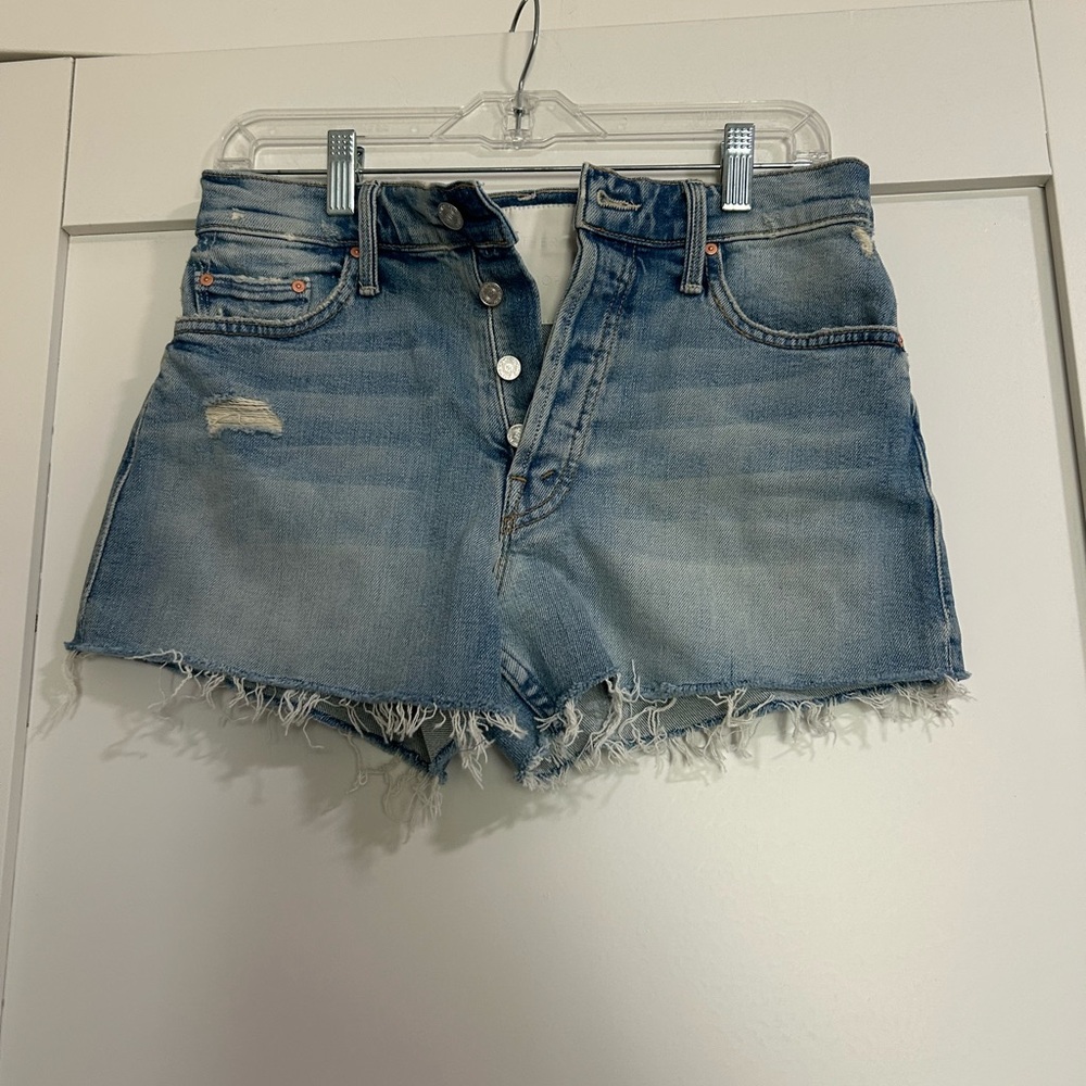 NWOT MOTHER Denim Distressed Women Shorts